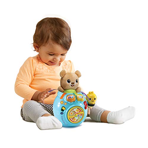 VTech- Osito Cucú-Tras Peluche Interactivo, Multicolor (3480-528322)