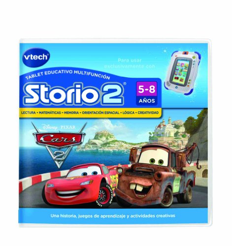 VTech- Other License Pixar^Disney Juego para Tablet Educativo, Storio, Cars (80-230122), Multicolor, 15.7 x 13.5 x 2.0 (3480-230122)