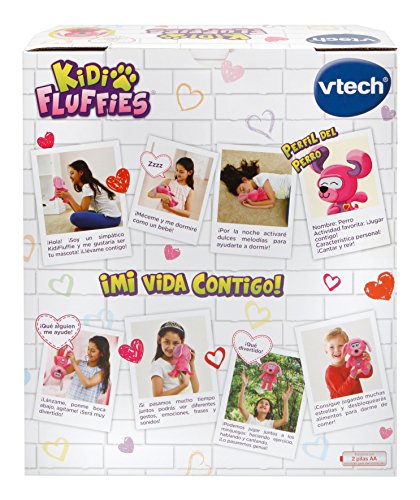 VTech Peluche interactivo Kidi Fluffie Perro (3480-194022) , color/modelo surtido