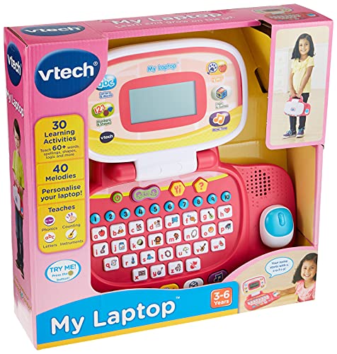 VTech - Peque ordenador educativo, color rosa, versión inglesa (155453)