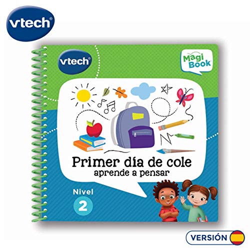 VTech- Primer Día de Cole, Aprende a Pensar Libro para Magibook, Multicolor (3480-481222)