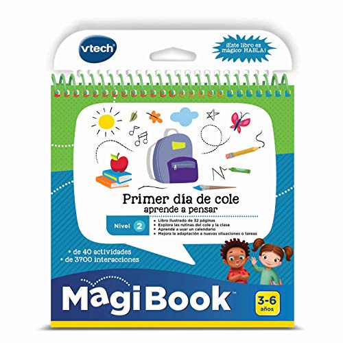 VTech- Primer Día de Cole, Aprende a Pensar Libro para Magibook, Multicolor (3480-481222)