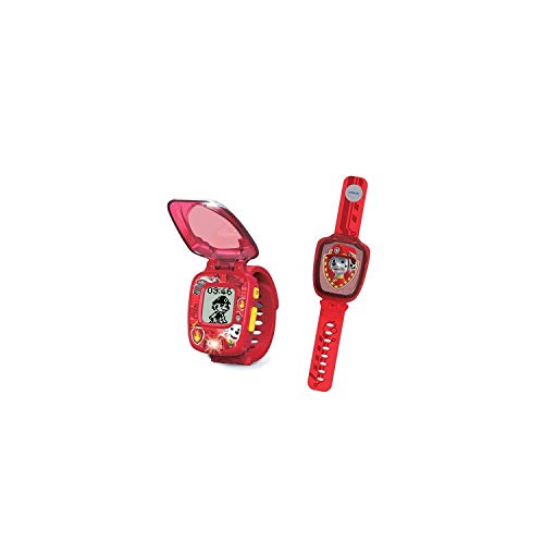 VTech- Reloj Interactivo de Marcus Paw Patro-Patrol Juguetes ELECTRONICOS EDUCATIVOS 80-199565, Multicolor - Versión FR