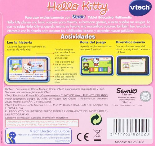 VTech Storio - Hello Kitty para Storio 80-282422