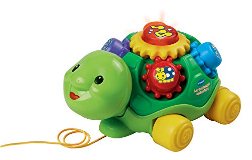 VTech- Tortuga Infantil interactiva con luz y Voz (3480-143122)