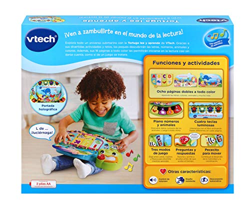 VTech- Tortuga lee y aprende (3480-533422) , color/modelo surtido