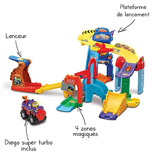 VTech - Tut Tut Bolides Maxi Circuit Cascadas Circuito Coche Interactivo - 1/5 años - Versión FR