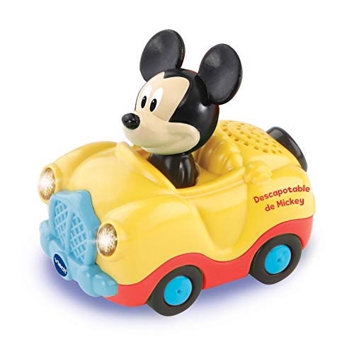 VTech - Tut Tut Bólido Disney Descapotable de Mickey, Multicolor (TTB Coche Descapotable de Mickey.)