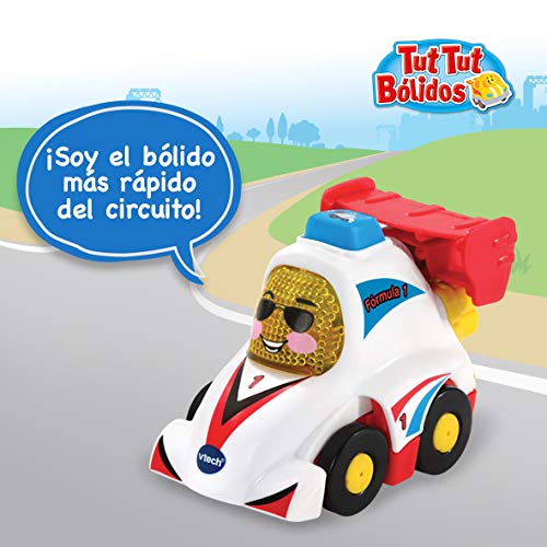 VTech TutTut Bólidos Pack de 3 coches con botón sorpresa, Alan fórmula 1, Mar el autocar y Marieta la avioneta, multicolor (3480-242177) , color/modelo surtido