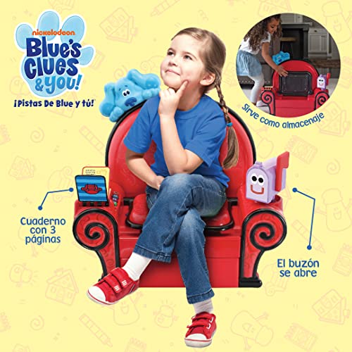 VTech VTech-123-610422 Pistas de Blue y tú El sillón de Pensar, Juguete Educativo para niños +2 años, Resuelve Problemas usando la lógica, versión ESP (3480-610422), Color