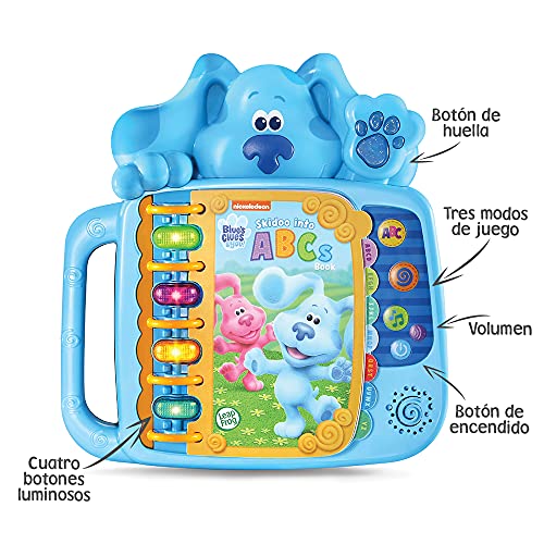 VTech VTech-123-610622 Pistas Libro ABC de Blue, Juguete Educativo para niños +2 años, aprende el abecedario, versión ESP (3480-610622), Color