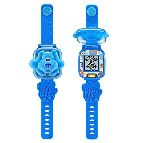 VTech VTech-123-611722 Pistas de Blue y tú Reloj de Aprendizaje, Juguete Educativo para niños +3 años, Voces Originales de la Serie, Color Azul, versión ESP (3480-611722)