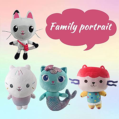 VYGkfYO Gabby Dollhouse Cat Plush, Pandy Cat Toy/Pandy Paws/Mercat/Baby Box Doll Animales De Peluche Suaves para Los FanáTicos De La Historieta Favor PandyPawsCat