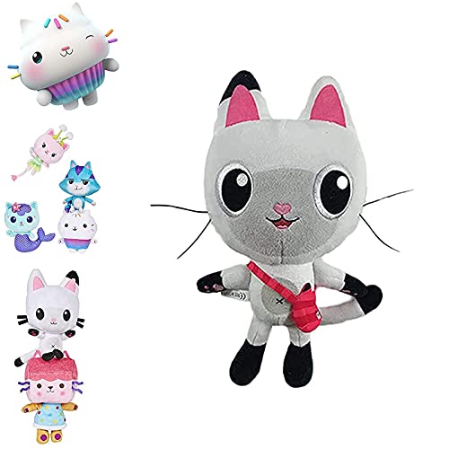 VYGkfYO Gabby Dollhouse Cat Plush, Pandy Cat Toy/Pandy Paws/Mercat/Baby Box Doll Animales De Peluche Suaves para Los FanáTicos De La Historieta Favor PandyPawsCat