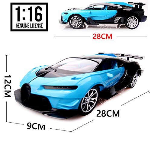 W-star Coche teledirigido, Coche Deportivo de niños Juguetes de simulación de Carreras Volante de RC Coches con luz LED y Sensor de Gravedad Juegos Infantiles Regalos Divertidos Frescos Gadgets,D