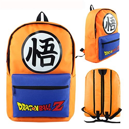 WANHONGYUE Dragon Ball Anime Bolso de Escuela de Colores Mochila de Estudiante Backpack para Niños y Niñas /1