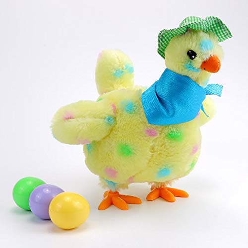 Washranp Gallina Que Pone Huevos De Peluche, Pollo, Juguete De Peluche, Dibujos Animados Musicales para Niños