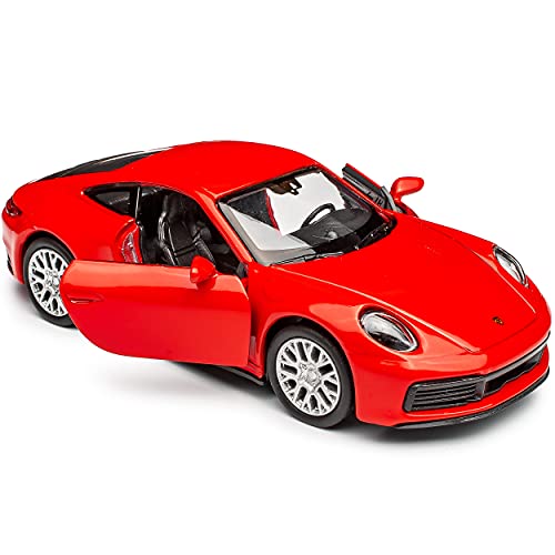 Welly Porsche 911 991 Carrera S Rojo Coupe a partir de 2011 aprox. 1/43 1/36 – 1/46 Modelo Auto