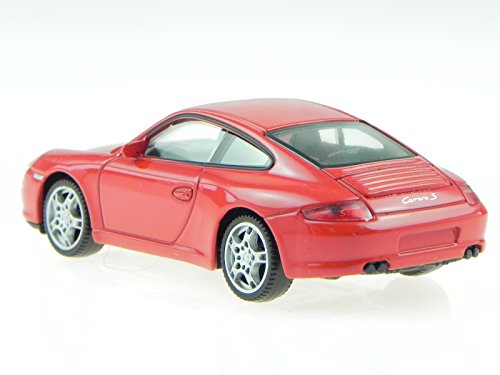 Welly Porsche 911 997 Carrera S Rot Modellauto 1:43