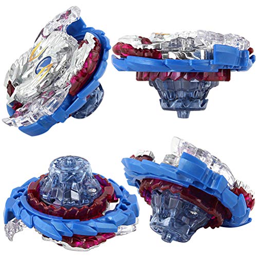 WENTS Beyblade Burst Peonzas 2Pcs Conjuntos de Metal de Gyro 4D Peonzas Gyro Lucha Maestro Cadena Launcher con Estadio Infinity Nado Básico Duelos Conjuntos Regalo para Niños