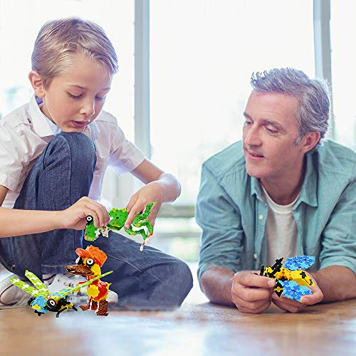 WEofferwhatYOUwant Juego Infantil Bloques Construcción con Insectos De Juguete Piezas Rompecabezas 3D Flatblocks . Niños 5 Años Y Mas para Crear Animales Armables Unisex