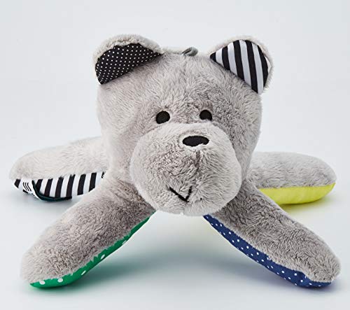 Whisbear Peluche El Osito que Murmulla, Gris/Amarillo