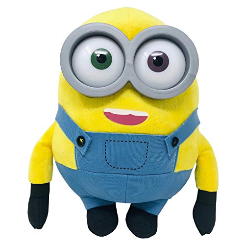 Whitehouse Peluches Minions Bob Kevin Stuart 25/30cm Minion con Gafas de Plástico, Peluche Suave y blandito, Pack 3 Peluches Minion