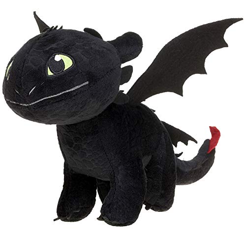 WHL Cómo Entrenar a tu Dragón - Peluche Pack Furia Luminosa + Desdentado, 36cm (14"), HTTYD