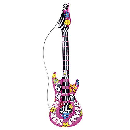 Widmann- Guitarra hinchable, Color morado, talla única (23944) , color/modelo surtido