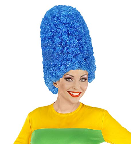 WIDMANN Tall Blue Beehive Marge Wig (peluca)