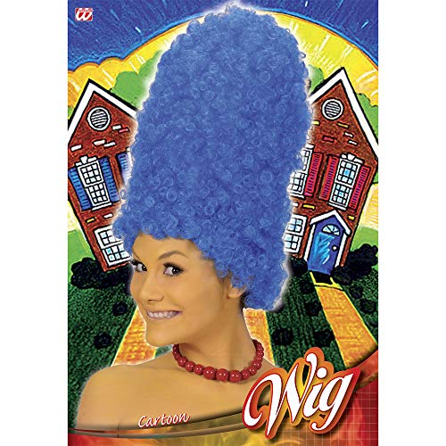 WIDMANN Tall Blue Beehive Marge Wig (peluca)