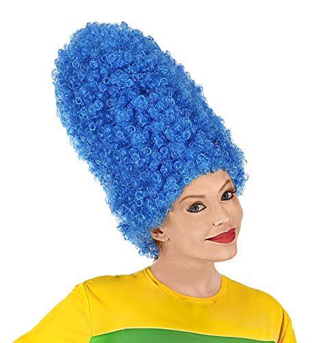 WIDMANN Tall Blue Beehive Marge Wig (peluca)