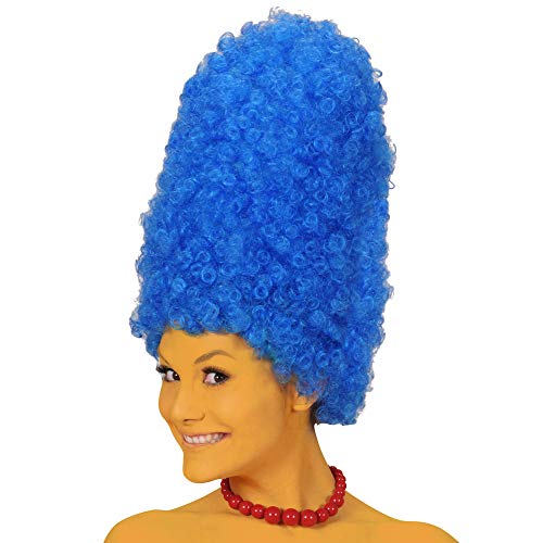 WIDMANN Tall Blue Beehive Marge Wig (peluca)