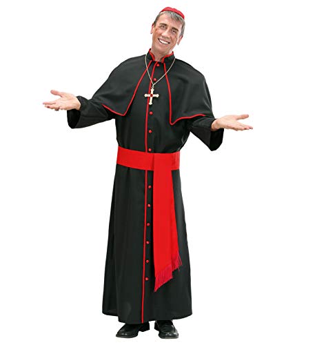 WIDMANN Widman - Disfraz de vicario sacerdote adultos, talla XL (7422C)