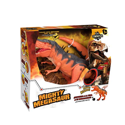 Wild predators T Táctil, juegos niños, tiranosaurio rex, figura, dinosaurios de juguete, color surtido (World Brands 80089)