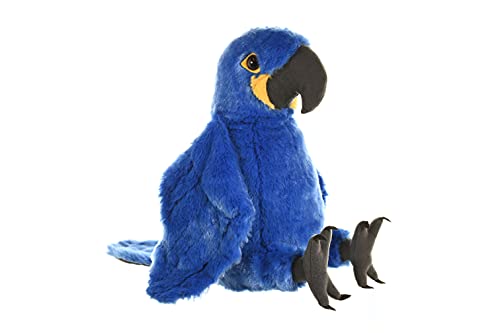 Wild Republic-10934 Peluche Guacamayo Jacinto Cuddlekins, Color Negro/Azul/Amarillo (10934)