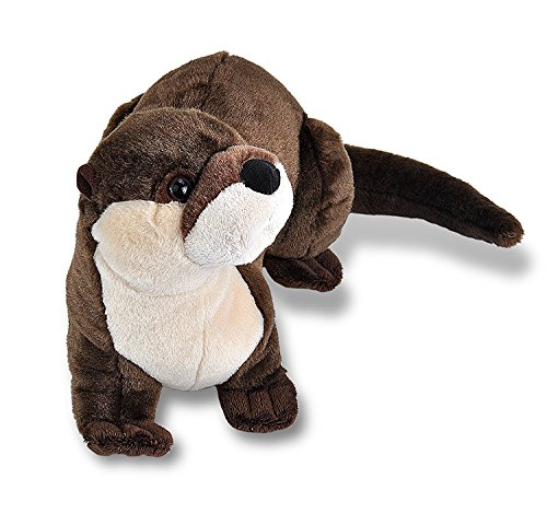 Wild Republic-10949 Peluche Nutria Europea Cuddlekins, Color marrón, 15" (10949)