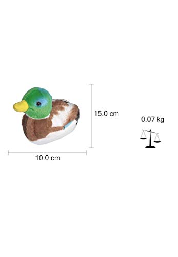 Wild Republic - Aves, Pato con Sonidos Reales Peluche, 13 - 16 cm (19596)