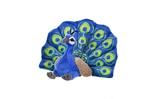 Wild Republic- CK Mini Pavo Real de Peluche, 20 cm (13811)