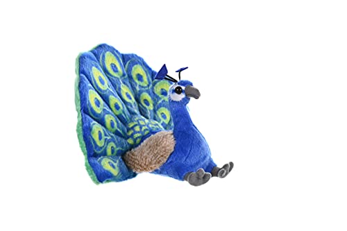 Wild Republic- CK Mini Pavo Real de Peluche, 20 cm (13811)