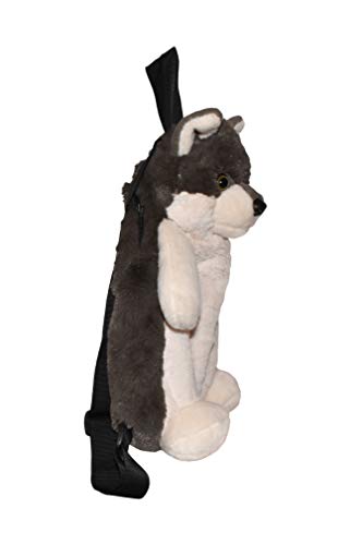 Wild Republic Felpa de Lobo en Forma de Mochila, Juguete para niños 36 cm, Multicolor (20991)