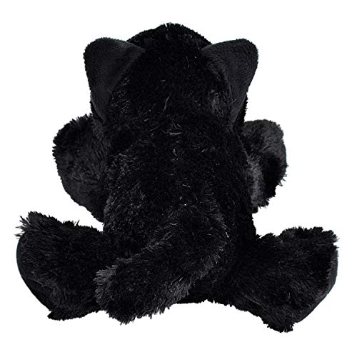 Wild Republic - Hug'ems, Peluche Gato, 18 cm, Negro (18089)