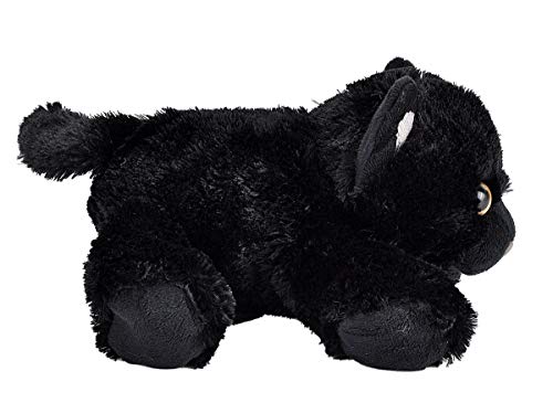 Wild Republic - Hug'ems, Peluche Gato, 18 cm, Negro (18089)