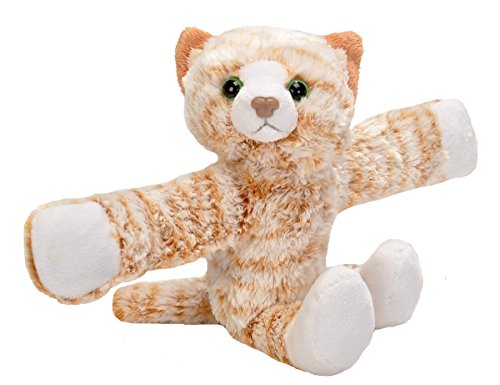 Wild Republic - Huggers, Gato peluche con brazalete de presión integrado, 20 cm (19566) , color/modelo surtido