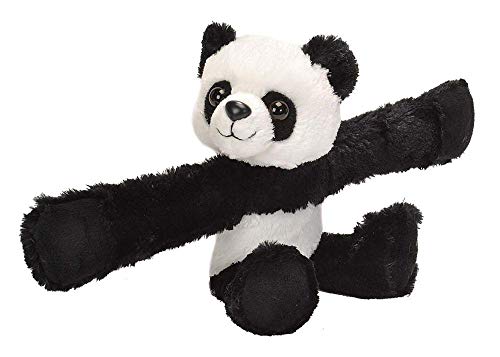 Wild Republic - Huggers, Panda peluche con brazalete de presión integrado, 20 cm (19558)