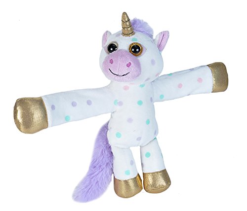 Wild Republic Huggers - Pulsera de peluche de unicornio (20 cm), diseño de lunares , color/modelo surtido