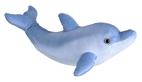 Wild Republic Living Ocean Mini Peluche Delfin, Juguete Relleno, 40 cm