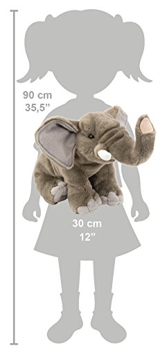 WILDREPUBLIC- Wild Republic Elefante Peluches, Color Adulto, 1 Unidad (Paquete de 1) (0092389114980)