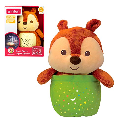 winfun Ardilla peluche y proyector 2 en 1 (46320) , color/modelo surtido