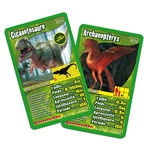 Winning Moves 0675 Juego de Cartas y de Batalla, Dinosaurios [podría no Estar en español]